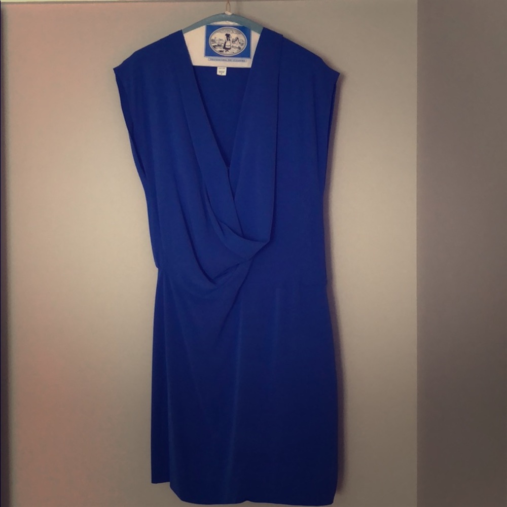 Diane Von Furstenburg Blue Silk Dress